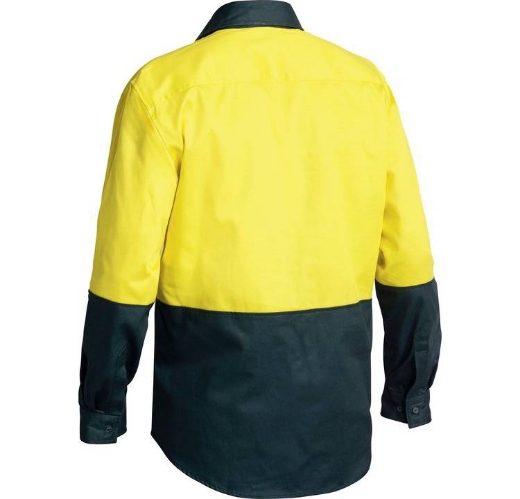 Picture of Bisley, Hi Vis Closed Front  Drill Shirt